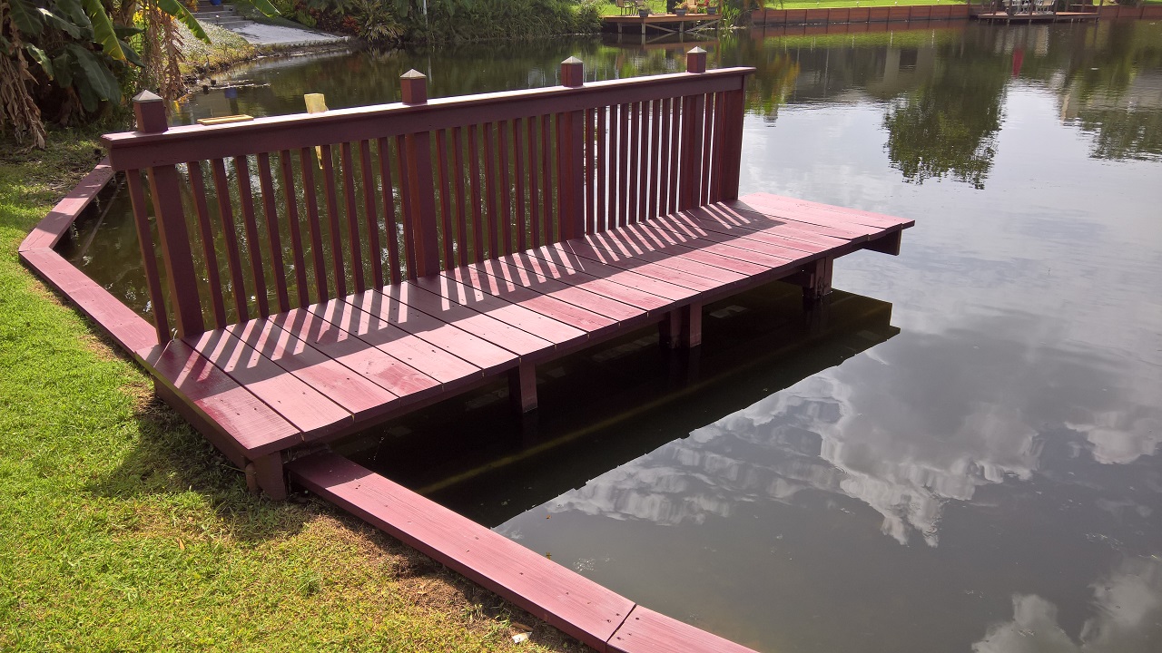 Lake Dock Rotted Wood Replacement