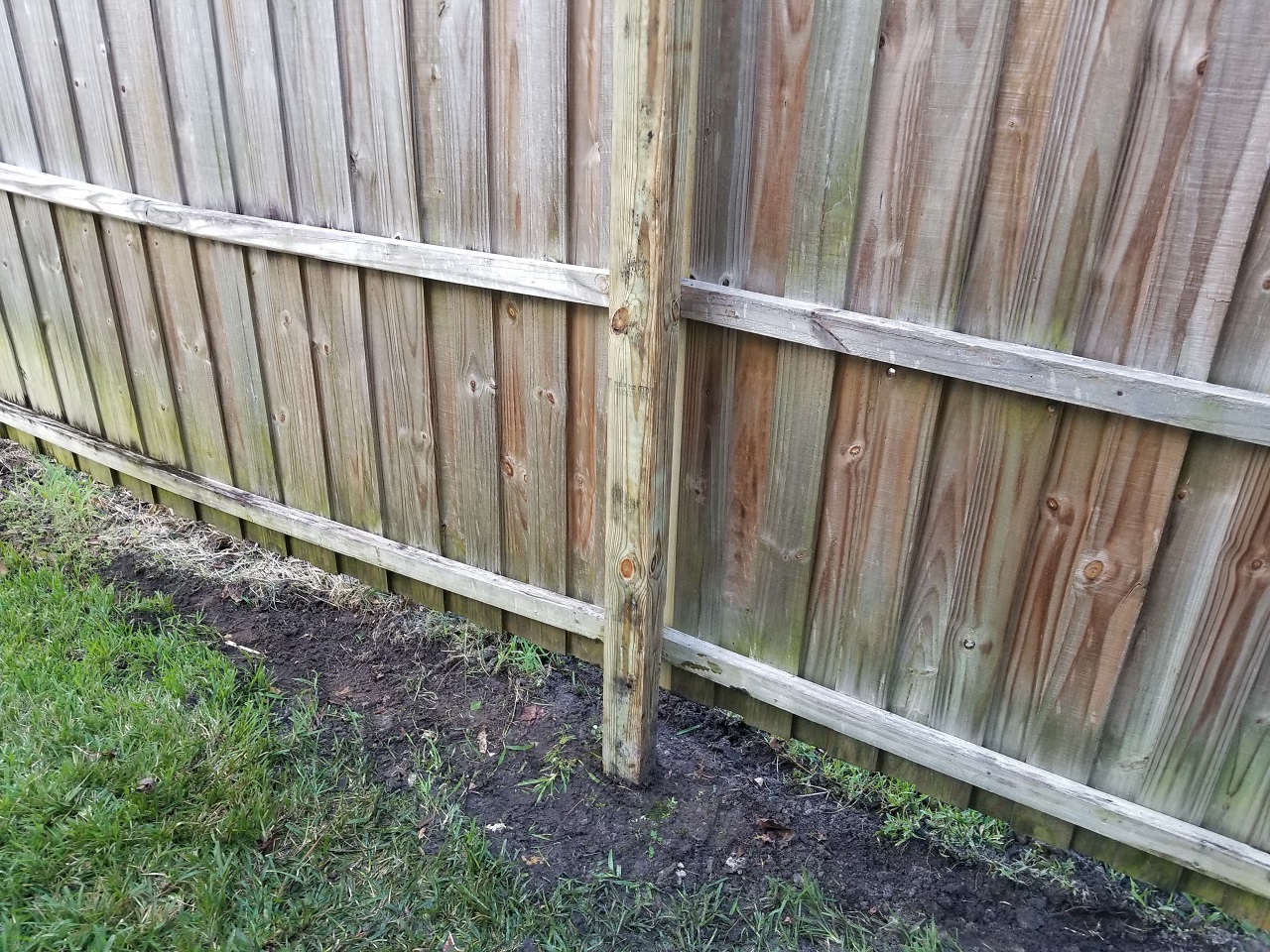 Replacing Rotted Wood Fence Posts